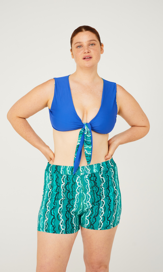 Cowrie Reversible Top - Rain Print