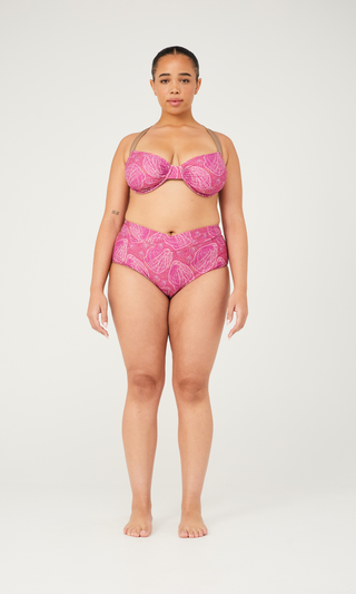 Nonda Reversible Bottom - Reef Print