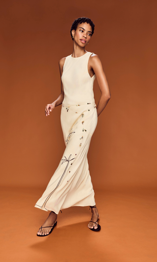 Bias Midi Bamboo Dress