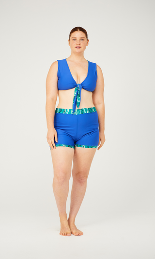 Cowrie Reversible Top - Rain Print