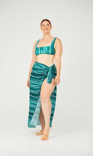 Megan Reversible Top - Rain Print