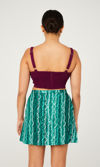 Pipi Crop - Maroon