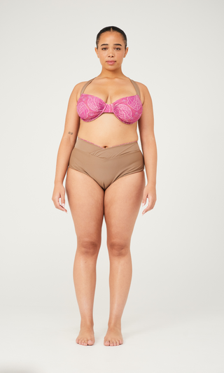 Nonda Reversible Bottom - Reef Print