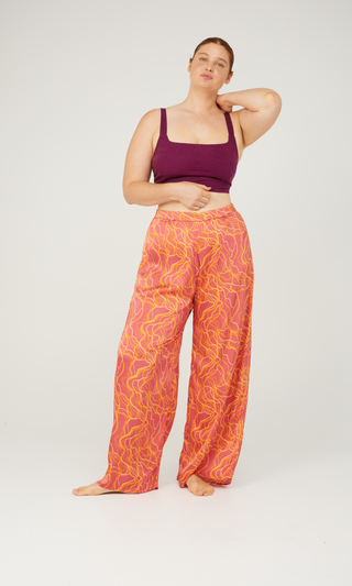 Adelaide Pants - River Run Print