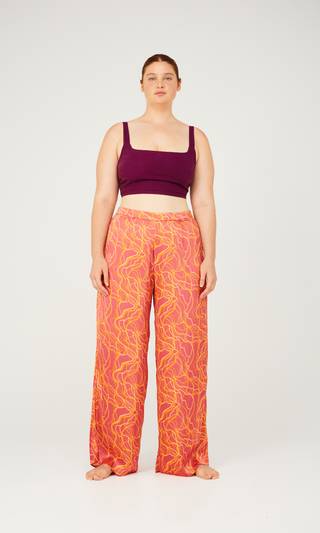 Pipi Crop - Maroon