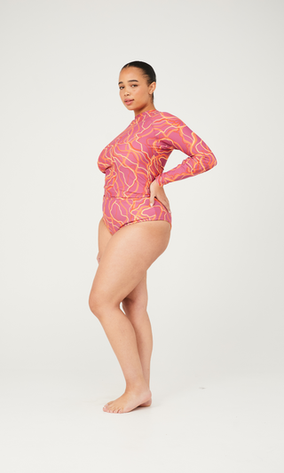 Emily Top - River Run Print