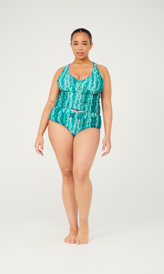 Nonda Reversible Bottom - Rain Print