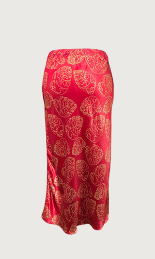 Dust Satin Slip - Shell Print