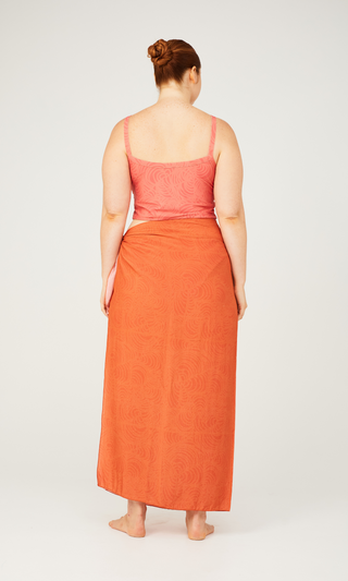 Rachel Reversible Top - Oyster/Reef Print