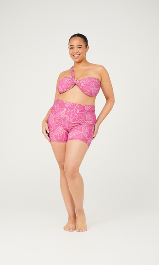 Clam Bikini Top - Reef Print