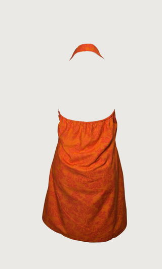 Halter Mini Dress - Seascape