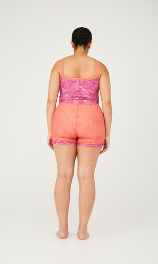 Ash Reversible Bottoms - Reef/Oyster Print