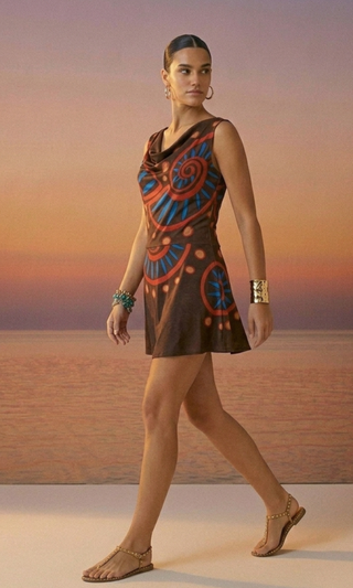 Twirl Mini Dress - Nautilus