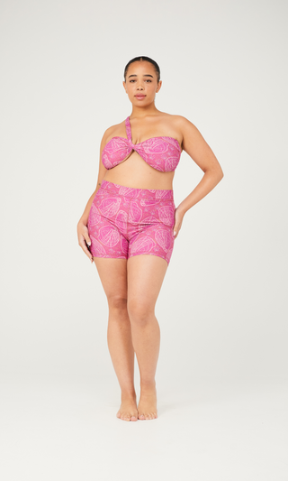 Clam Bikini Top - Reef Print