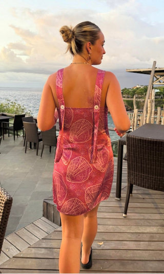 Cowrie Mini Dress - Reef Print