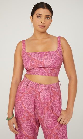 Pipi Crop - Reef Print