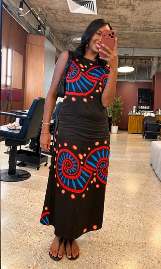 Midi Dress Nautilus Brown