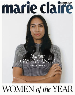 Liandra Gaykamangu on the cover of Marie Claire Australia, Women of the Year, The Designer