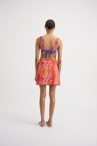 Social Mini Skirt - Bee Print