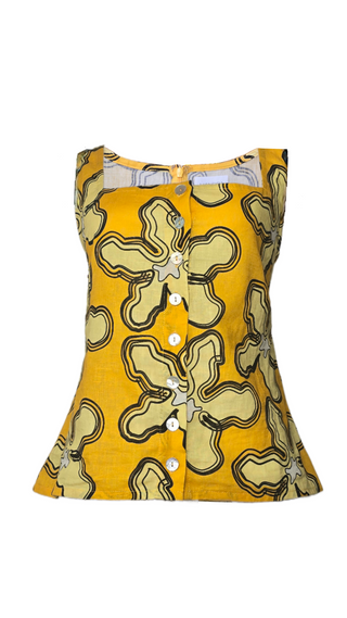 Wild Top - Kapok Print